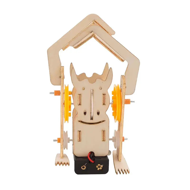 DIY Rope Climbing Robot STEM Toys Technologia Science Experimental Tool Kit Learning Educational Wooden Puzzle Games for Kids